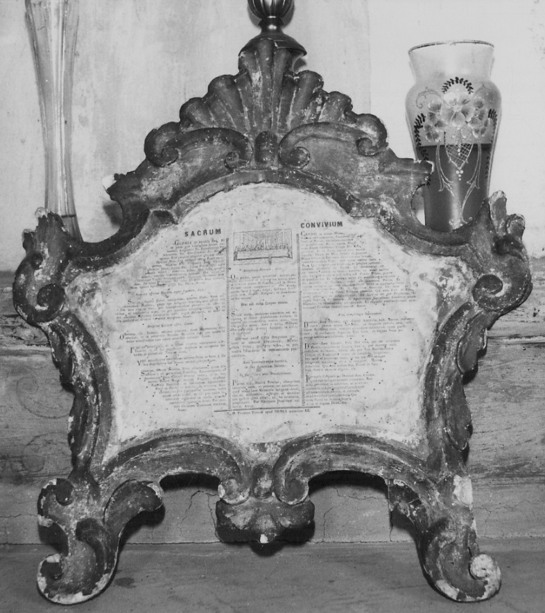 cartagloria, opera isolata - bottega piemontese (sec. XVIII)