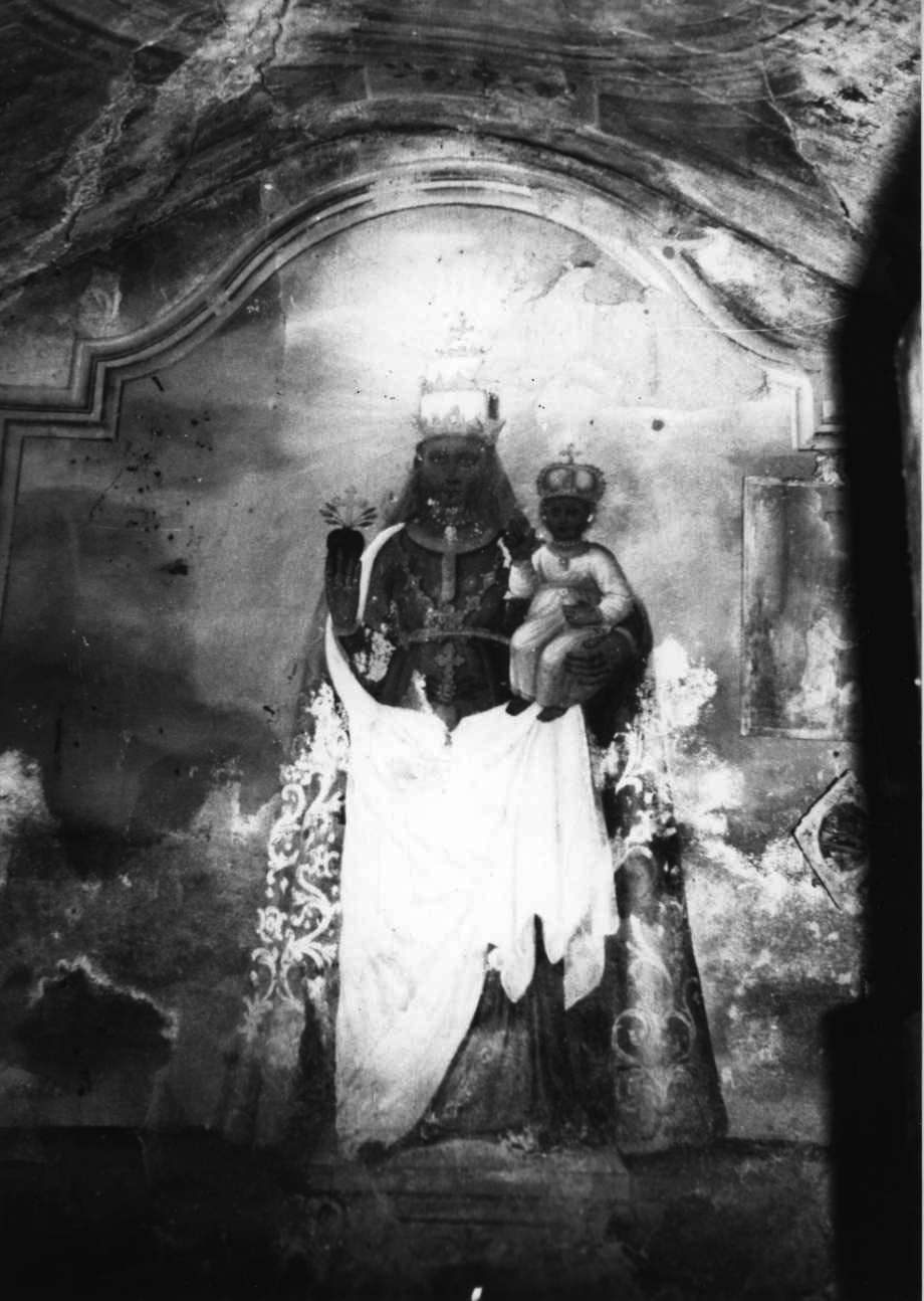 Madonna di Oropa con il Bambino (dipinto, opera isolata) - ambito biellese (metà sec. XVII)