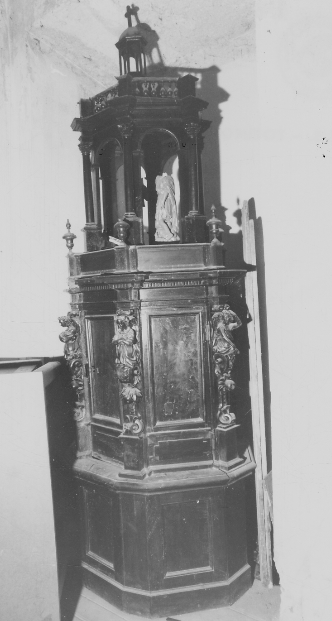 fonte battesimale, opera isolata di Termine Bartolomeo (cerchia) (seconda metà sec. XVII)