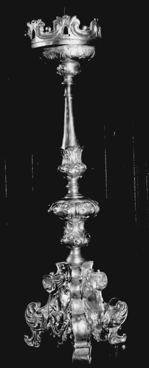 candeliere, serie - bottega piemontese (sec. XVIII)
