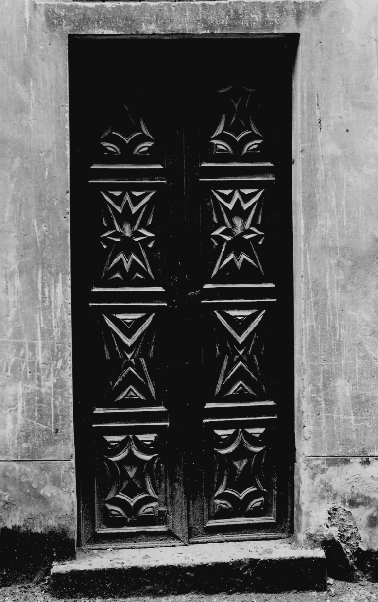 porta - a due battenti, opera isolata - bottega piemontese (seconda metà sec. XVII)