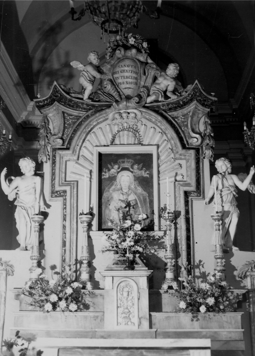 mostra d'altare, opera isolata - ambito vercellese (prima metà sec. XVIII)