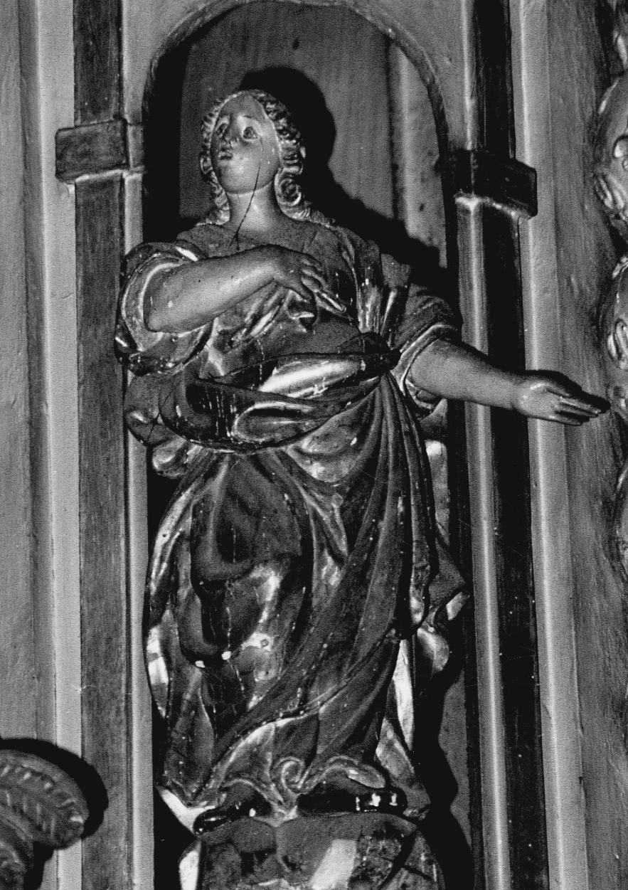 figura femminile (statua, elemento d'insieme) di Vaglio Giovanni (ultimo quarto sec. XVII)