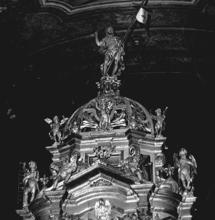 angeli con strumenti della passione (statua, elemento d'insieme) di Vaglio Giovanni (ultimo quarto sec. XVII)
