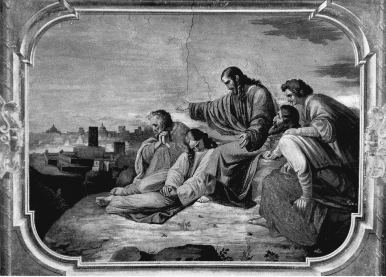 orazione di Cristo nell'orto di Getsemani (dipinto, opera isolata) di Ciancia Perrone Antonio (terzo quarto sec. XIX)