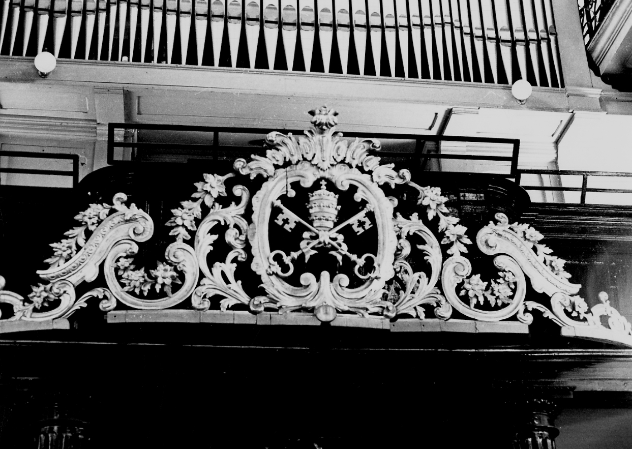 fastigio, opera isolata - bottega biellese (seconda metà sec. XVIII)