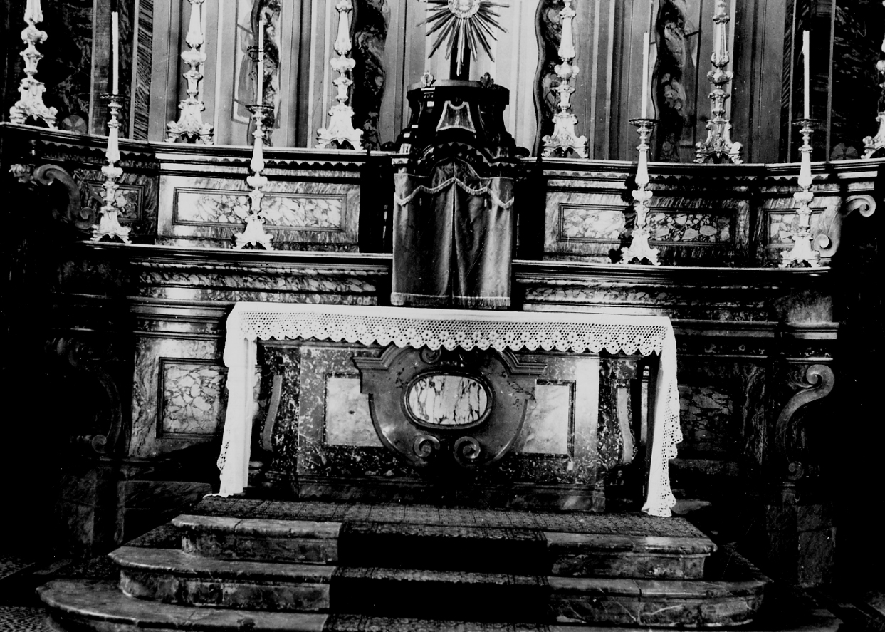 altare maggiore, insieme di Gallo Stefano (terzo quarto sec. XVIII)