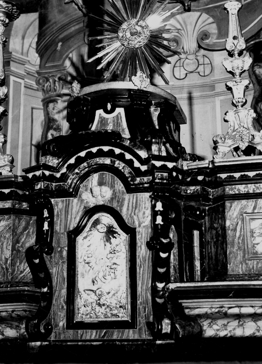 tabernacolo, elemento d'insieme di Gallo Stefano (terzo quarto sec. XVIII)