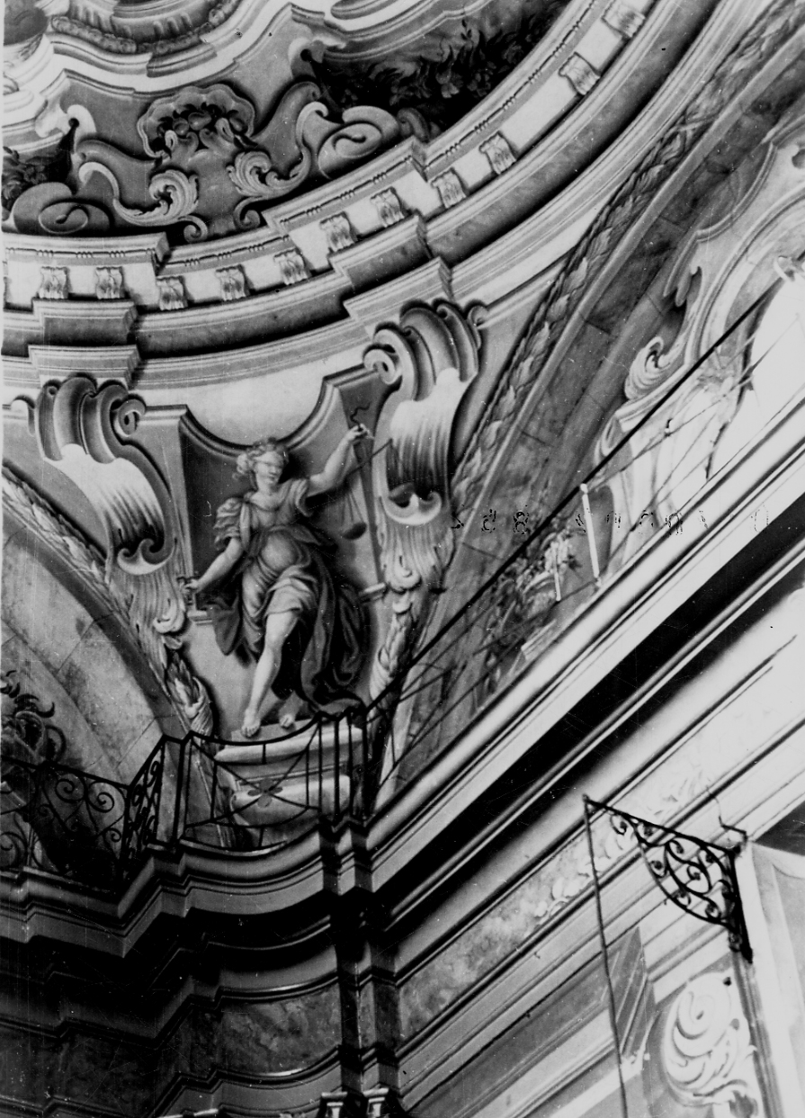 giustizia (decorazione pittorica, elemento d'insieme) - ambito piemontese (metà sec. XVIII)