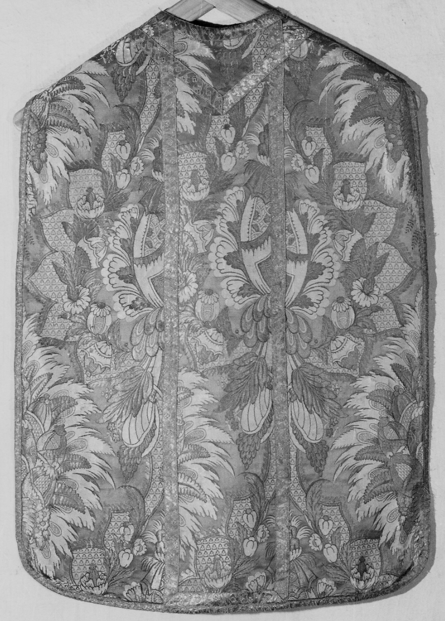 paramento liturgico, insieme - manifattura piemontese (fine/inizio secc. XVII/ XVIII)