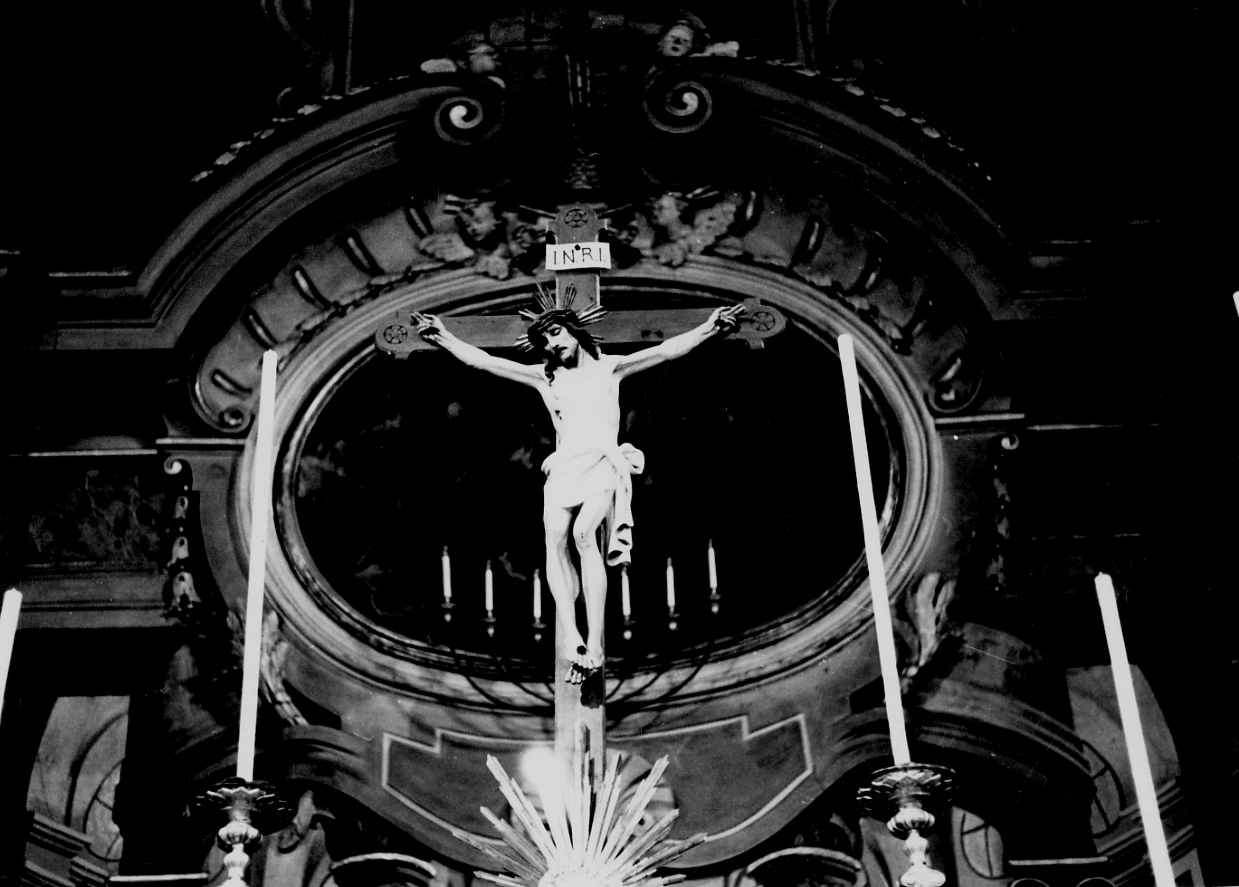 Cristo crocifisso (crocifisso, opera isolata) - bottega piemontese (sec. XVIII)