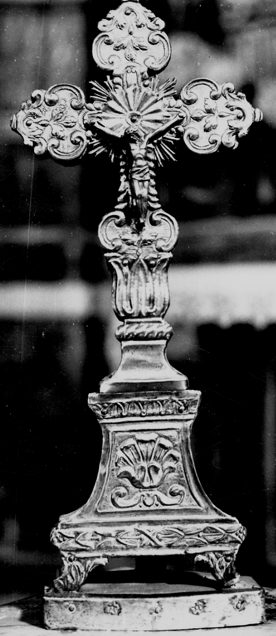 Cristo crocifisso (croce d'altare, opera isolata) - bottega biellese (fine/inizio secc. XVIII/ XIX)