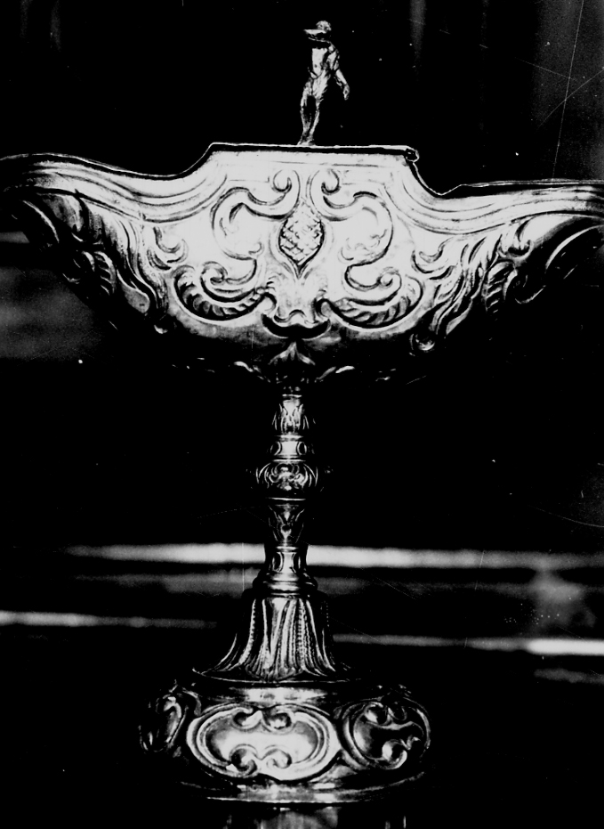 navicella portaincenso, opera isolata - bottega biellese (fine sec. XVIII)
