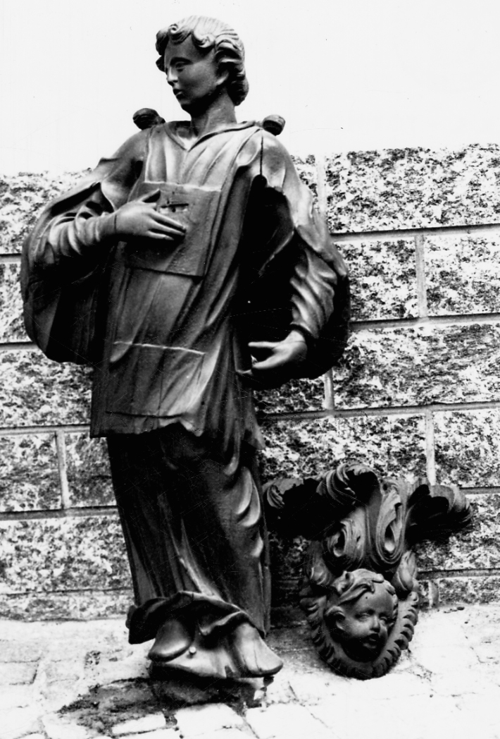 San Lorenzo (statua, opera isolata) di Auregio Termine Carlo Francesco (maniera) (prima metà sec. XVIII)