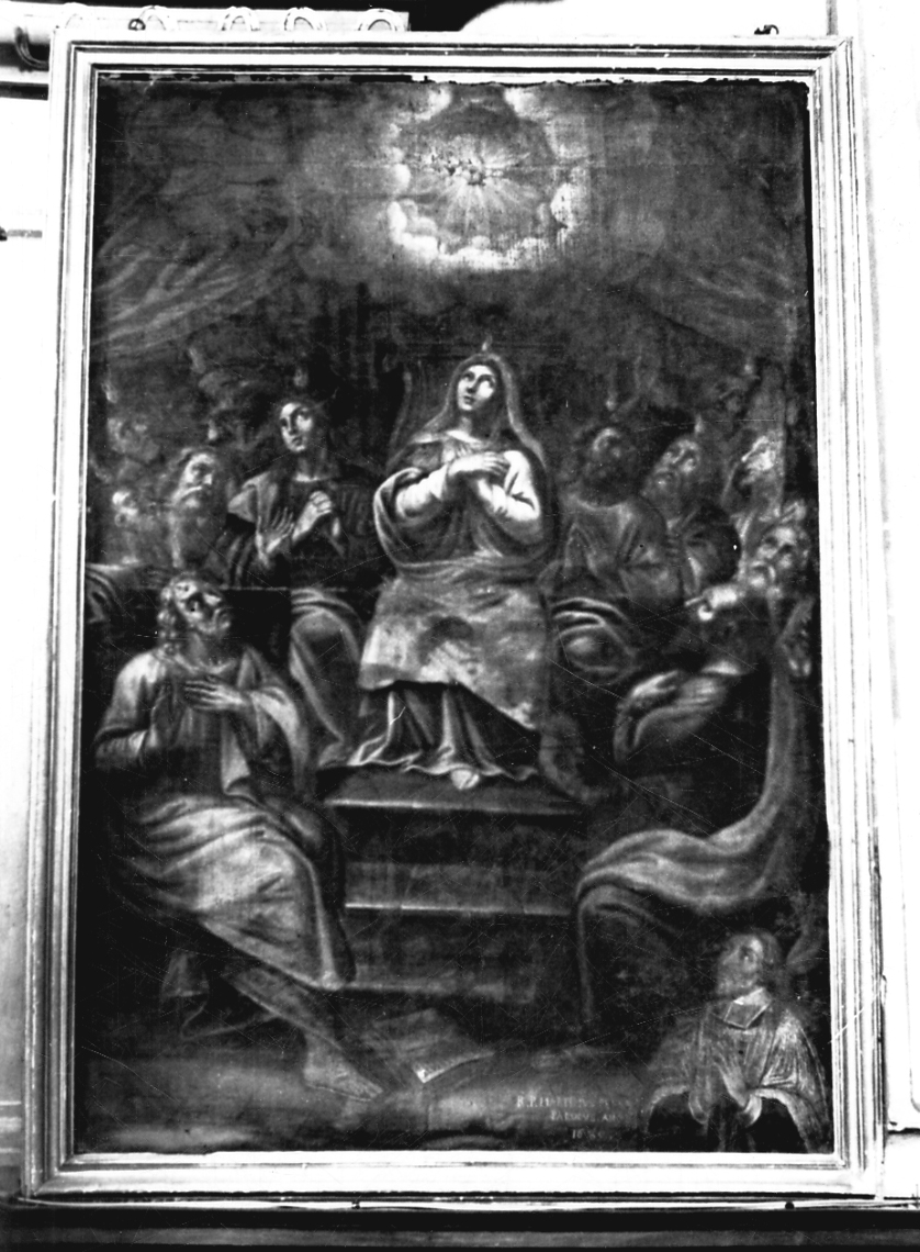 Pentecoste (dipinto, opera isolata) - ambito vercellese (ultimo quarto sec. XVII)