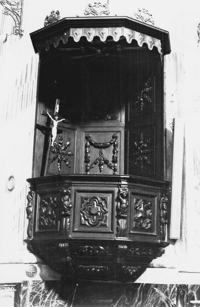 pulpito, opera isolata - bottega biellese (sec. XVIII)