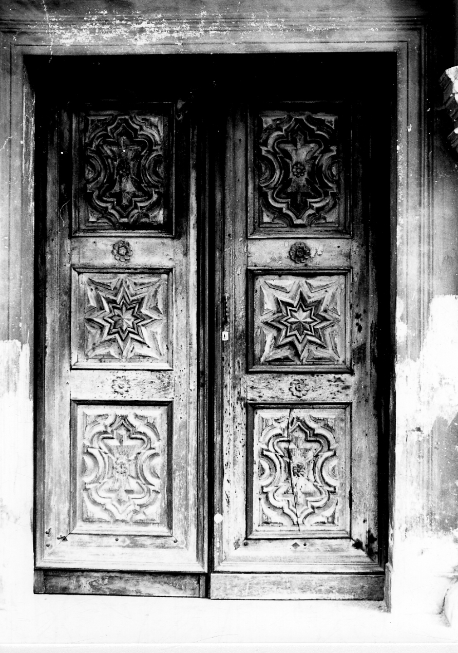 portone - a due battenti, opera isolata - bottega biellese (sec. XVIII)