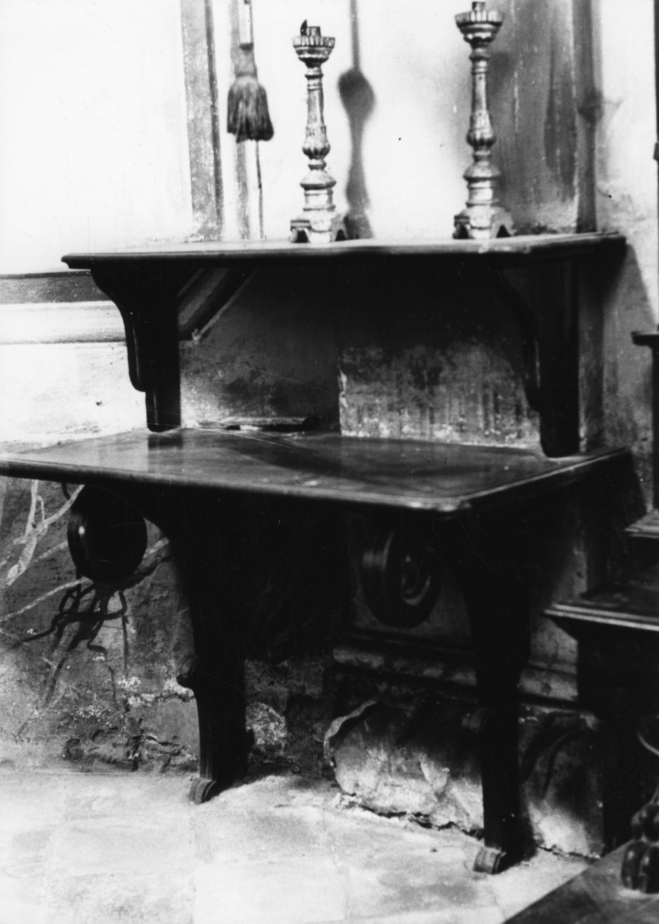console, opera isolata - bottega biellese (sec. XIX)