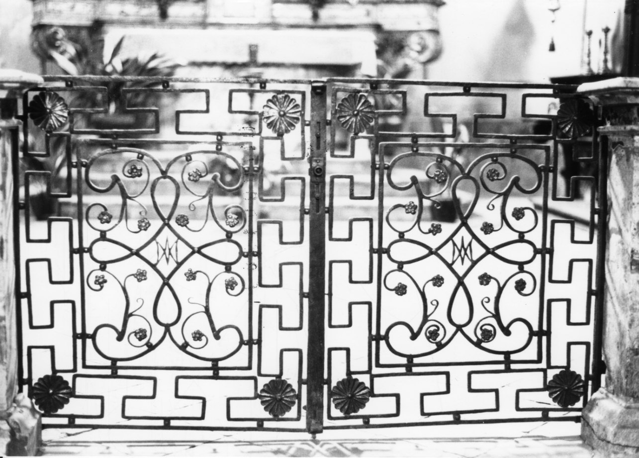 cancellata di balaustrata, opera isolata - bottega biellese (primo quarto sec. XIX)