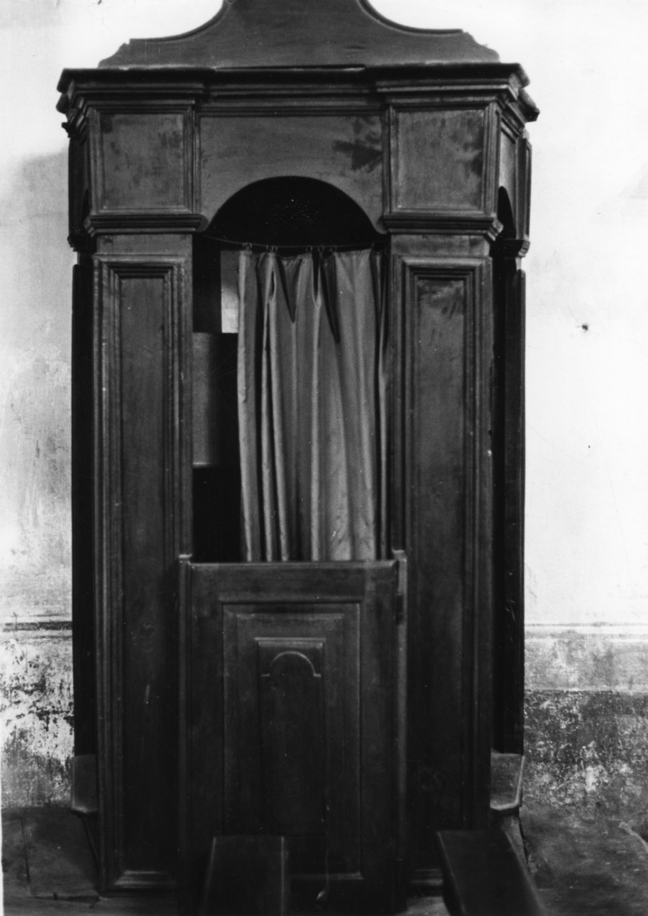 confessionale, opera isolata - bottega biellese (sec. XVIII)