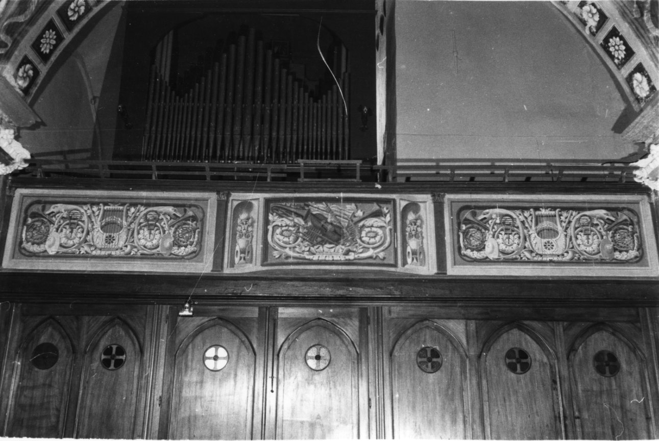 cantoria, opera isolata - bottega biellese (metà sec. XIX)