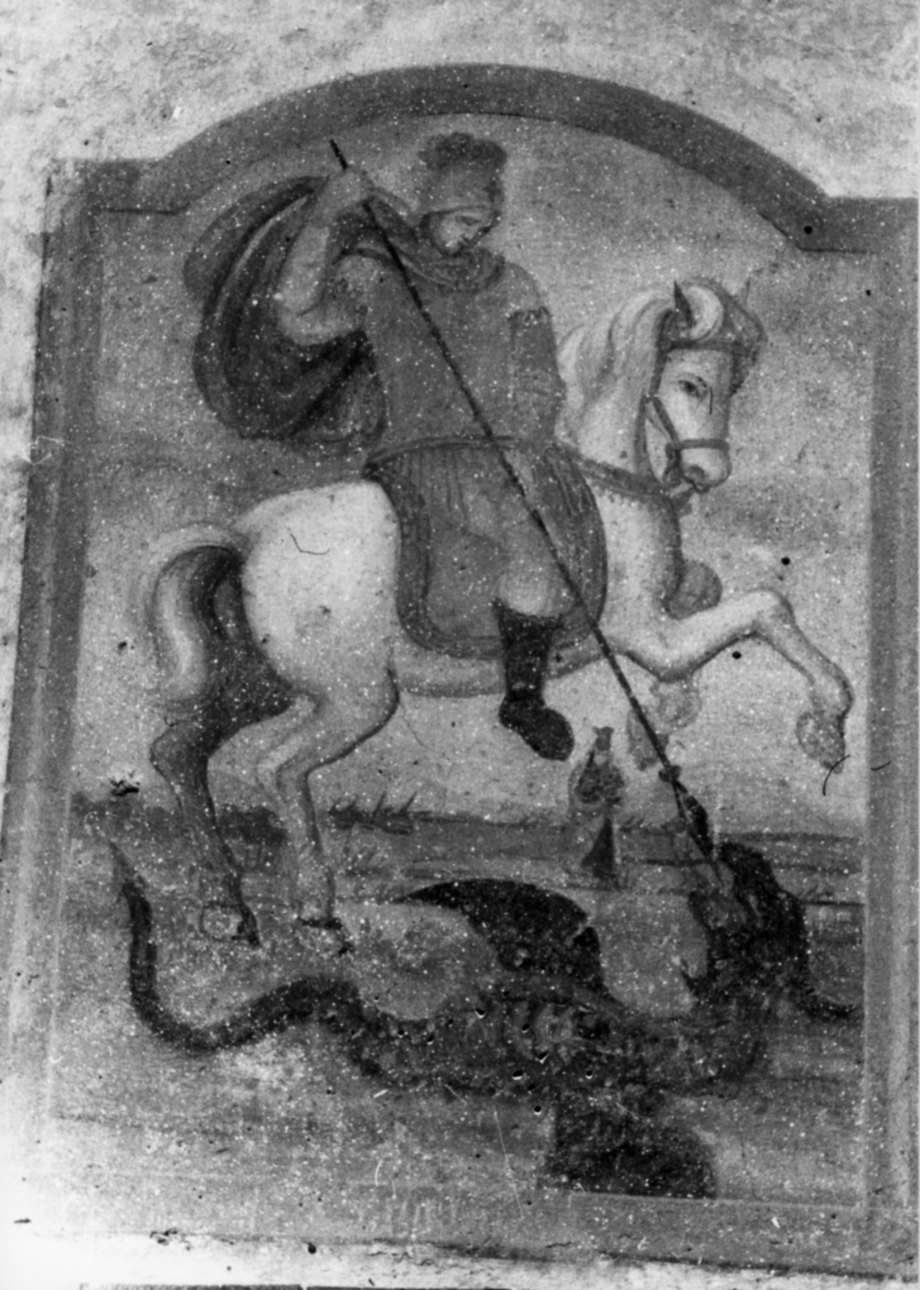 San Giorgio uccide il drago (dipinto, opera isolata) - ambito biellese (metà sec. XVIII)