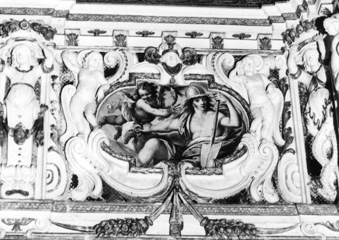ariete (dipinto, elemento d'insieme) di Gianoli Pier Francesco (attribuito) (terzo quarto sec. XVII)