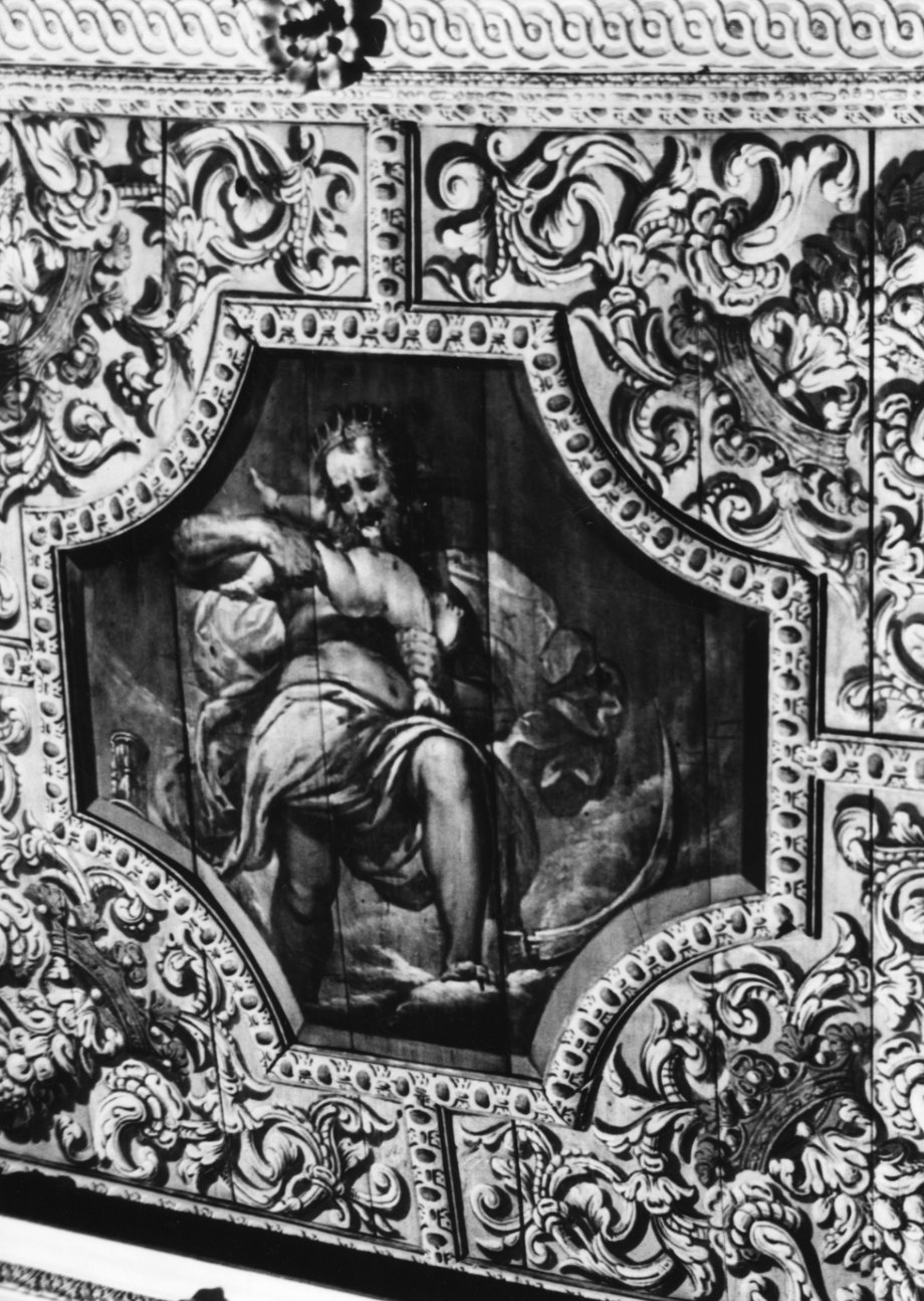 Saturno divora i suoi figli (dipinto, elemento d'insieme) di Gianoli Pier Francesco (terzo quarto sec. XVII)