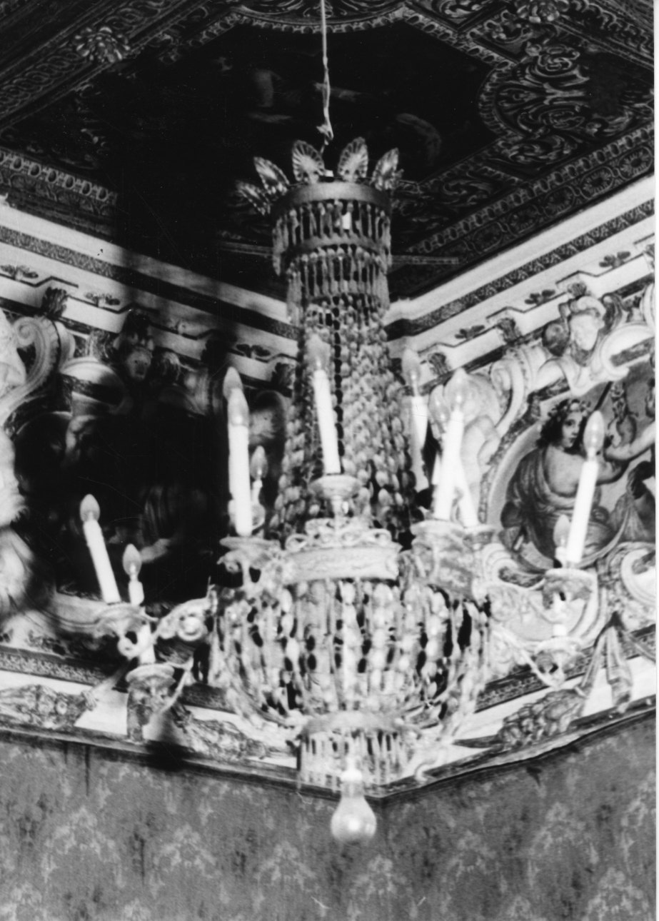 lampadario, opera isolata - bottega lombardo-piemontese (seconda metà sec. XIX)