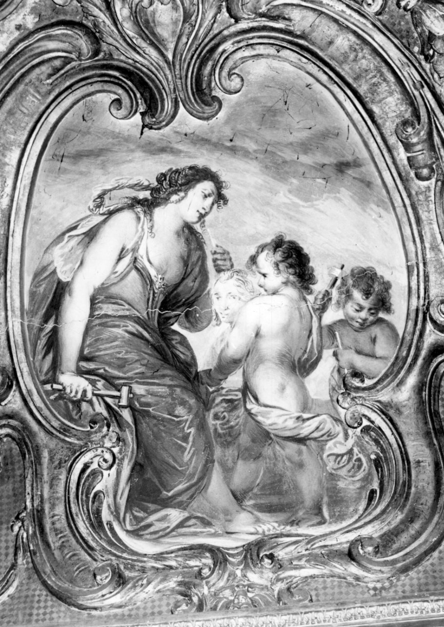 Scultura (dipinto, elemento d'insieme) - ambito della Valsesia (terzo quarto sec. XVII)