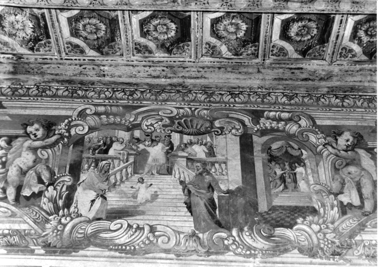 storie della vita della Madonna (decorazione pittorica, complesso decorativo) - ambito biellese (fine sec. XVII)