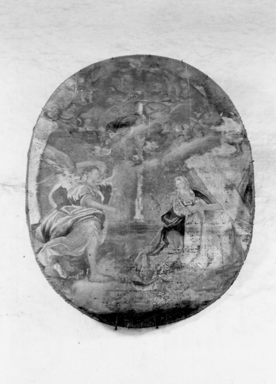 Annunciazione (dipinto, opera isolata) - ambito lombardo-piemontese (sec. XVII)