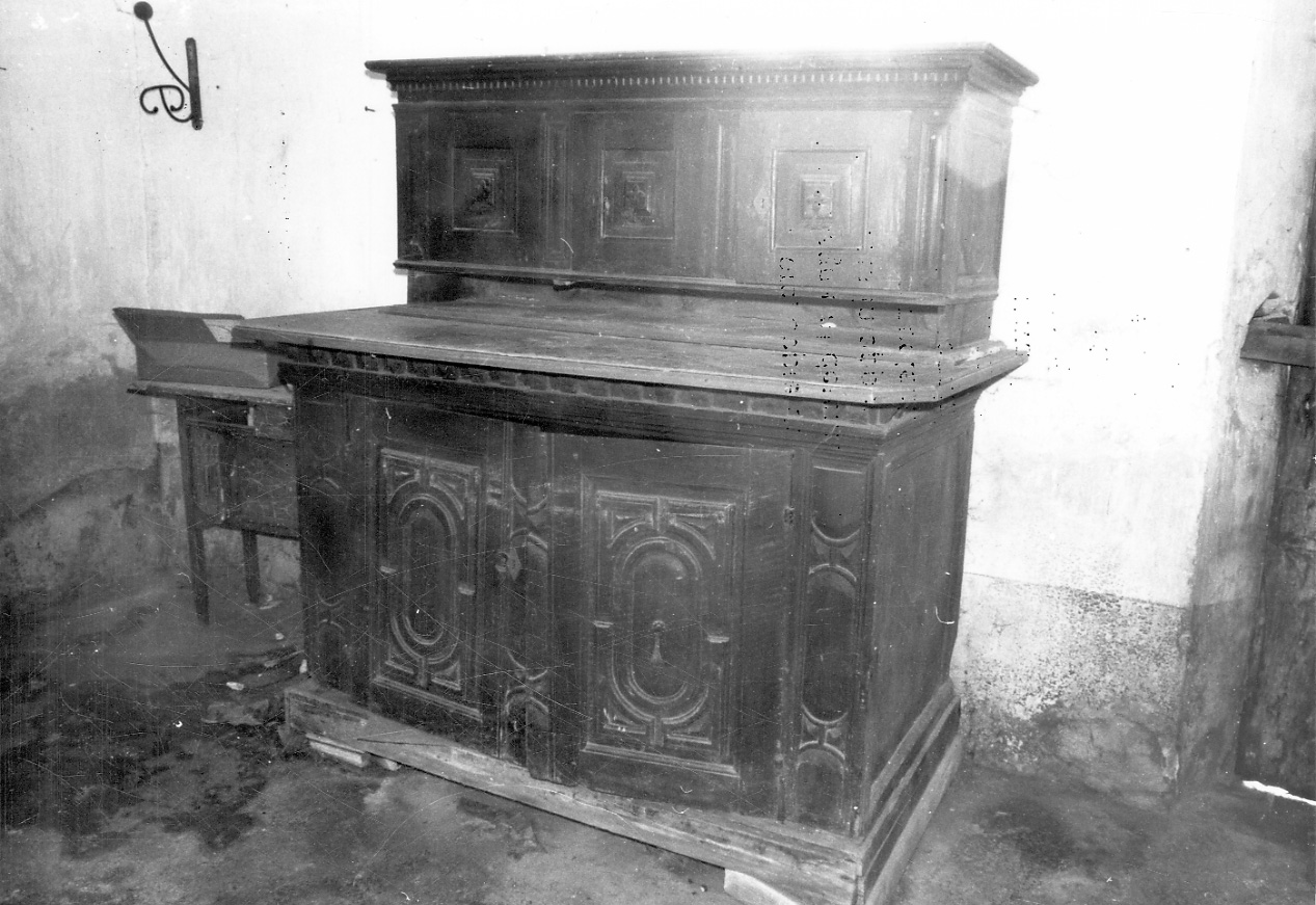 armadio da sacrestia, opera isolata - bottega lombardo-piemontese (sec. XVII)