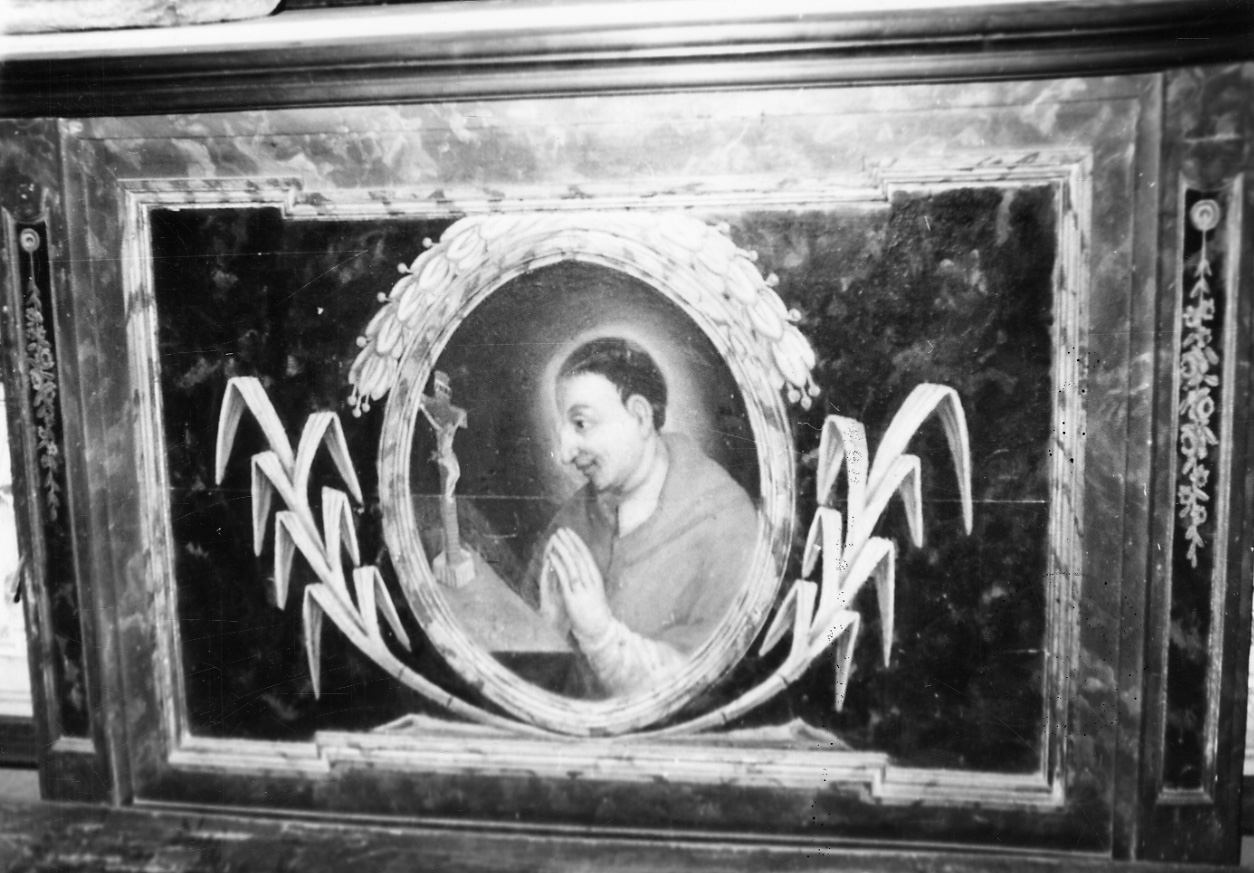 San Carlo Borromeo in adorazione della croce (altare, opera isolata) - ambito biellese (fine sec. XVIII)