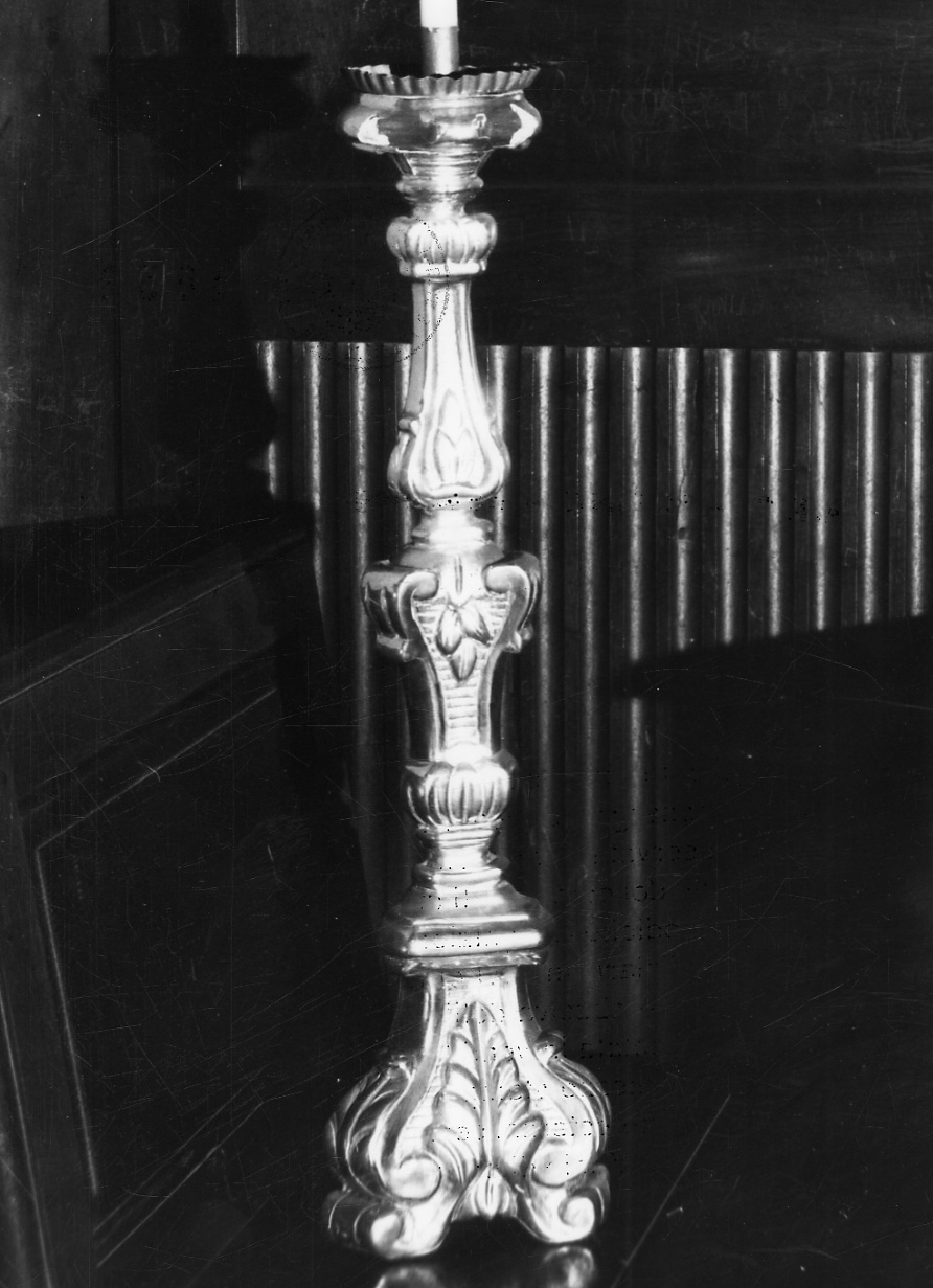 candeliere, serie - bottega piemontese (sec. XIX)