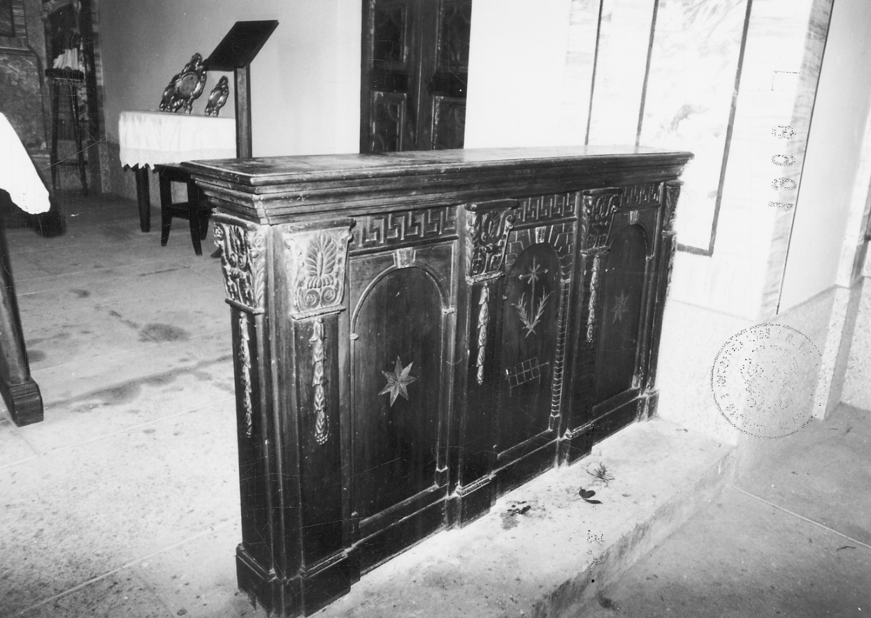 balaustrata, opera isolata - bottega piemontese (metà sec. XIX)