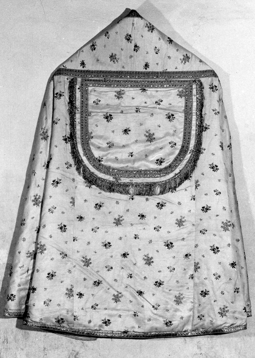 paramento liturgico, insieme - manifattura piemontese (seconda metà sec. XVIII)