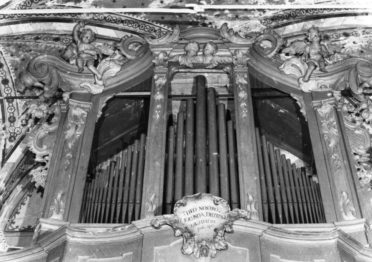 cassa d'organo, opera isolata - bottega piemontese (primo quarto sec. XIX)