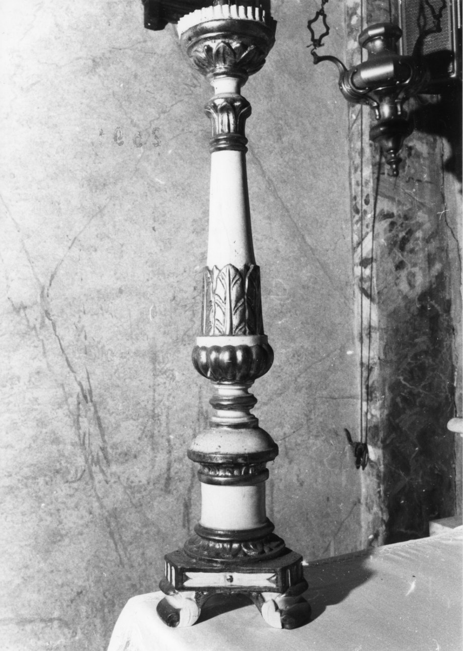 candeliere, serie - bottega biellese (sec. XIX)