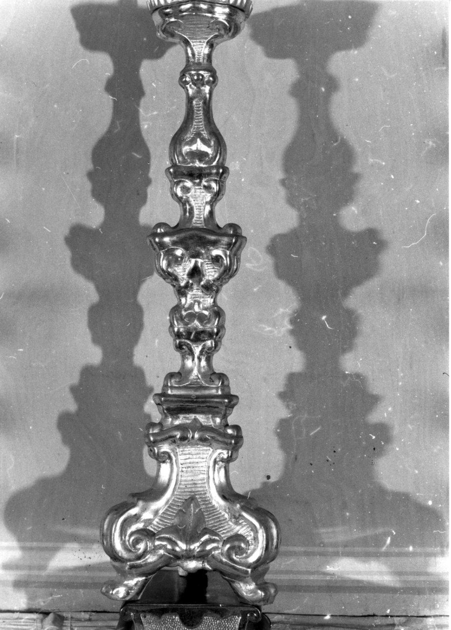 candeliere, serie - bottega biellese (ultimo quarto sec. XVIII)