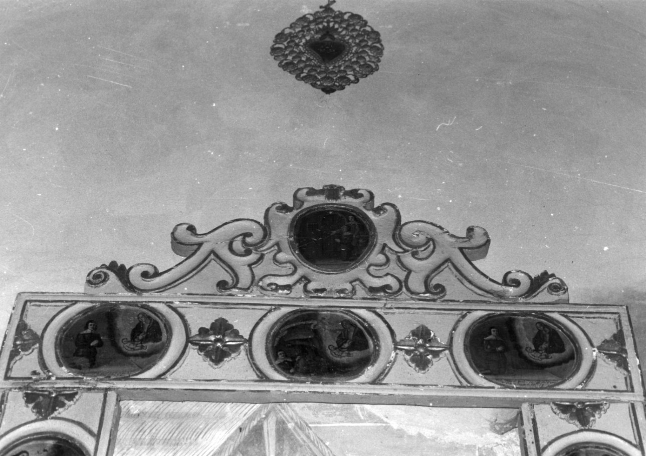 cornice di dipinto, opera isolata - bottega biellese (sec. XVII)