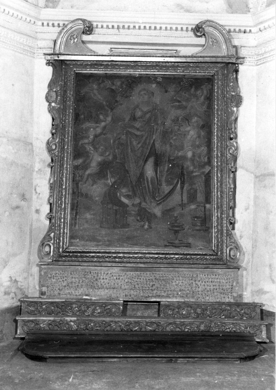 Madonna Immacolata (dipinto, opera isolata) - ambito biellese (metà sec. XVII)