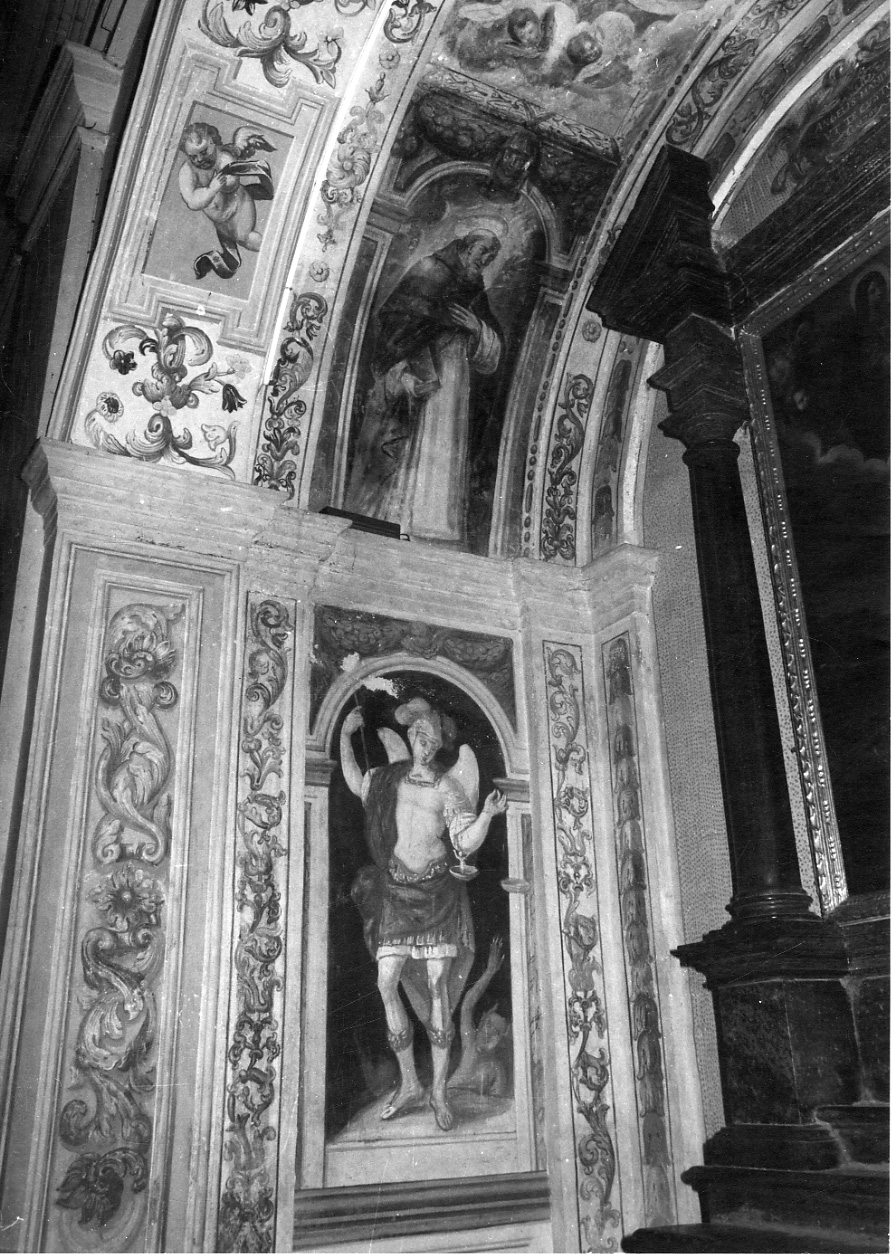 Sant'Antonio da Padova (dipinto, elemento d'insieme) - ambito piemontese (inizio sec. XVIII)