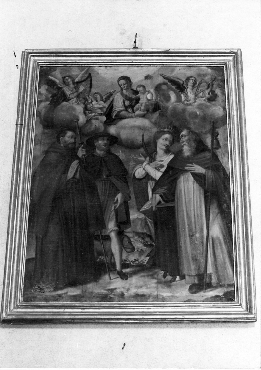 Madonna con Bambino e Santi (dipinto, opera isolata) - ambito vercellese (prima metà sec. XVII)