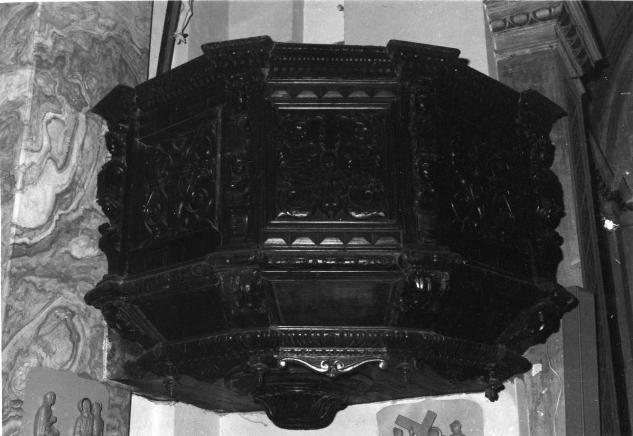 pulpito, opera isolata - bottega vercellese (prima metà sec. XVIII)