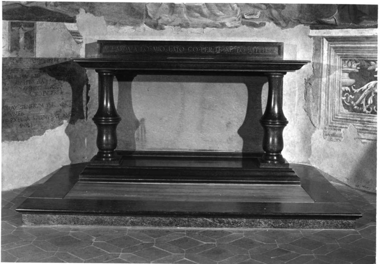 altare - a mensa, opera isolata di Serpentino Ditta (metà sec. XX)
