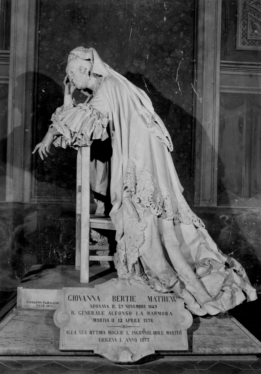 ritratto di Giovanna Bertie Mathew (statua, opera isolata) di Tabacchi Odoardo (ultimo quarto sec. XIX)