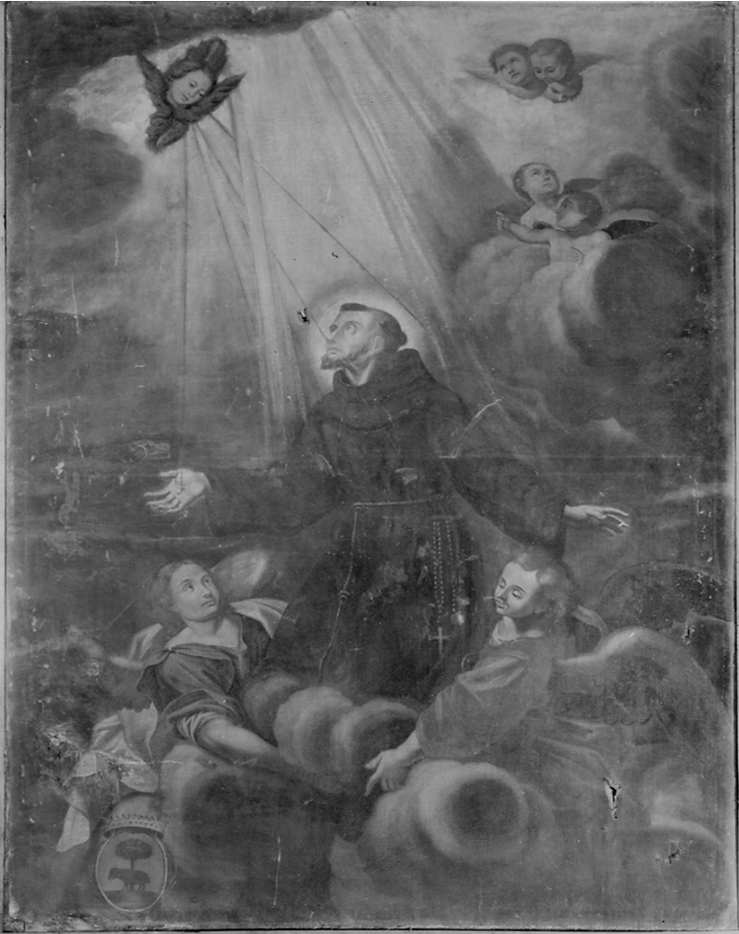 San Francesco d'Assisi riceve le stimmate (dipinto, opera isolata) - ambito piemontese (sec. XVIII)