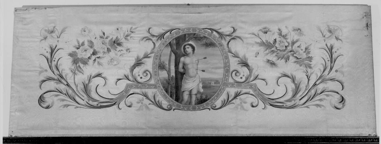 San Sebastiano (decorazione pittorica, elemento d'insieme) - bottega piemontese (seconda metà sec. XIX)