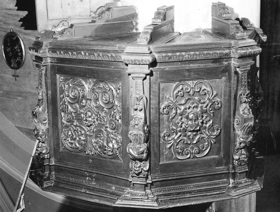 pulpito, opera isolata di Marchisio Giovanni (metà sec. XVIII)